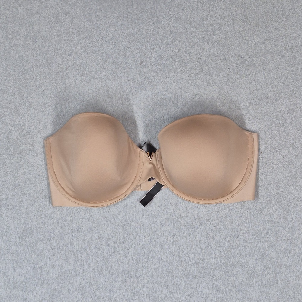 Victoria's Secret Women Bra 36DD Beige Convertible Strapless Multiway READ